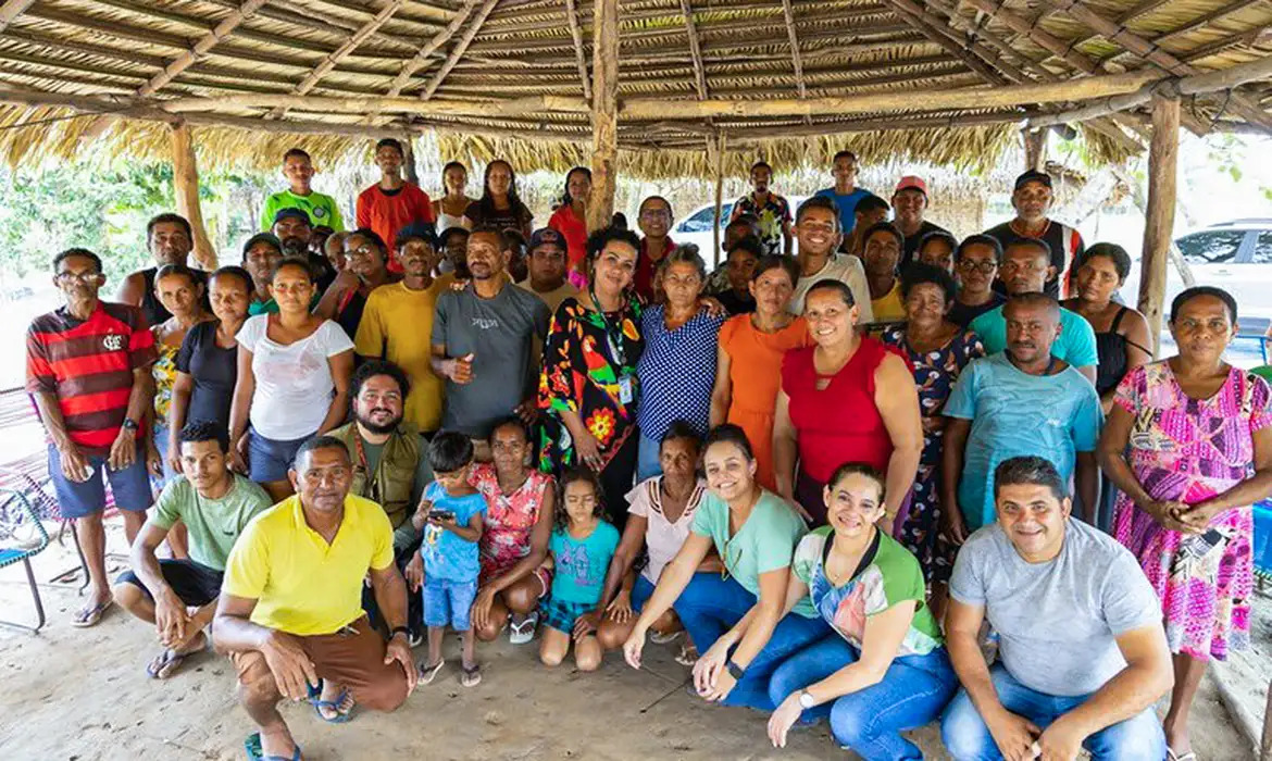 Entrega das certidões de autodefinição para as Comunidades Guarimã e Babaçual dos Pretos, no Maranhão.