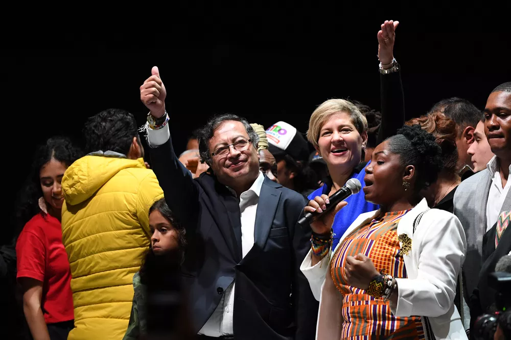 Gustavo Petro e Francia Marques foram eleitos presidente e vice da Colômbia
