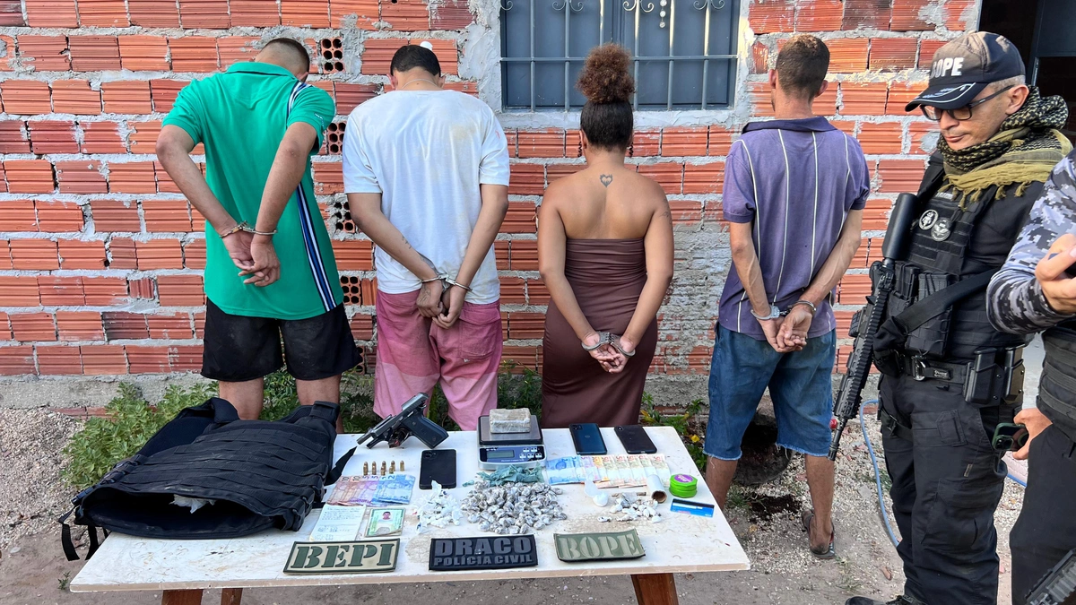 Acusados de homicídios foram presos na zona norte de Teresina