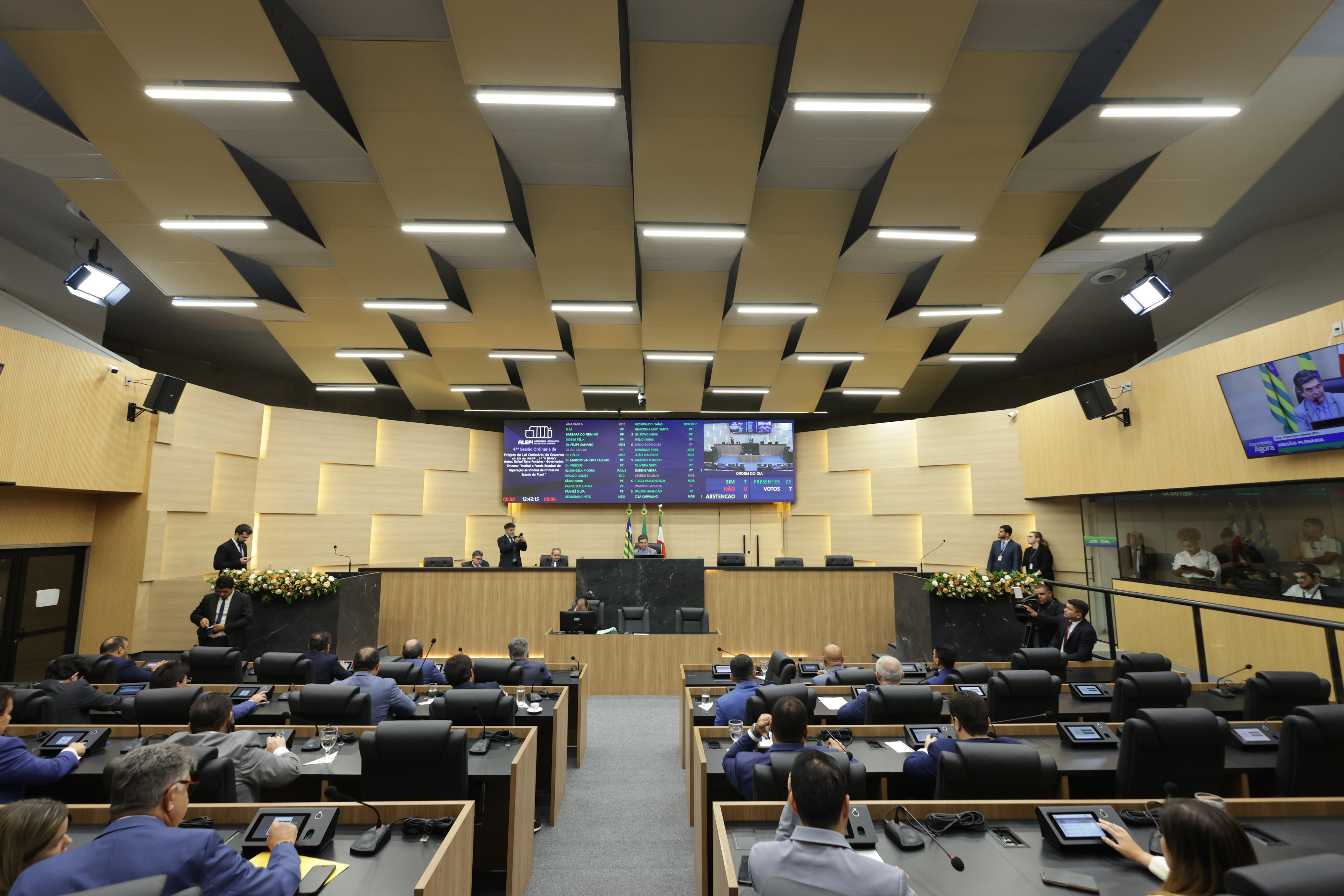 Sessão ordinária na Assembleia Legislativa do Piauí
