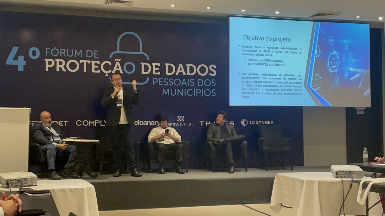 Assembleia Legislativa do Piauí participa do 4° Fórum de Proteção de Dados