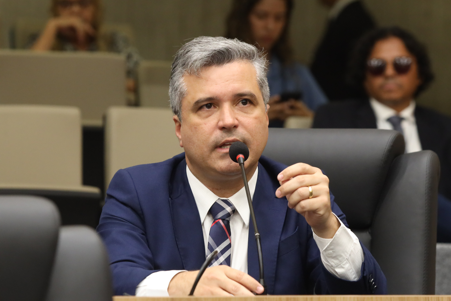 O deputado estadual Dr. Vinícius Nascimento (PT)