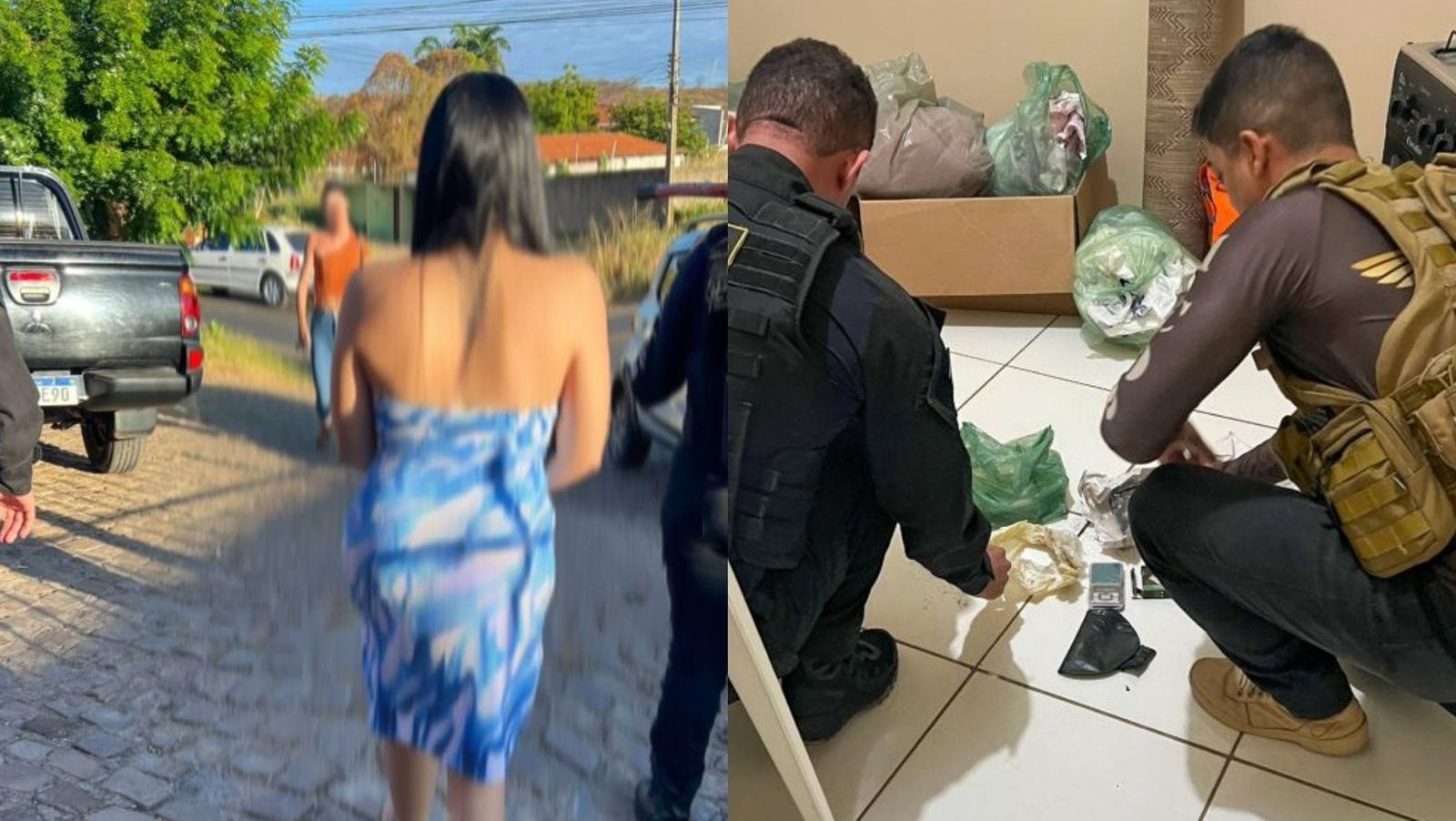 Mulher que assumiu o tráfico de drogas