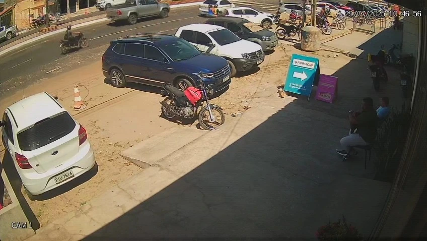 Tentativa de assalto em frente ao Banco do brasil em Timon (MA)