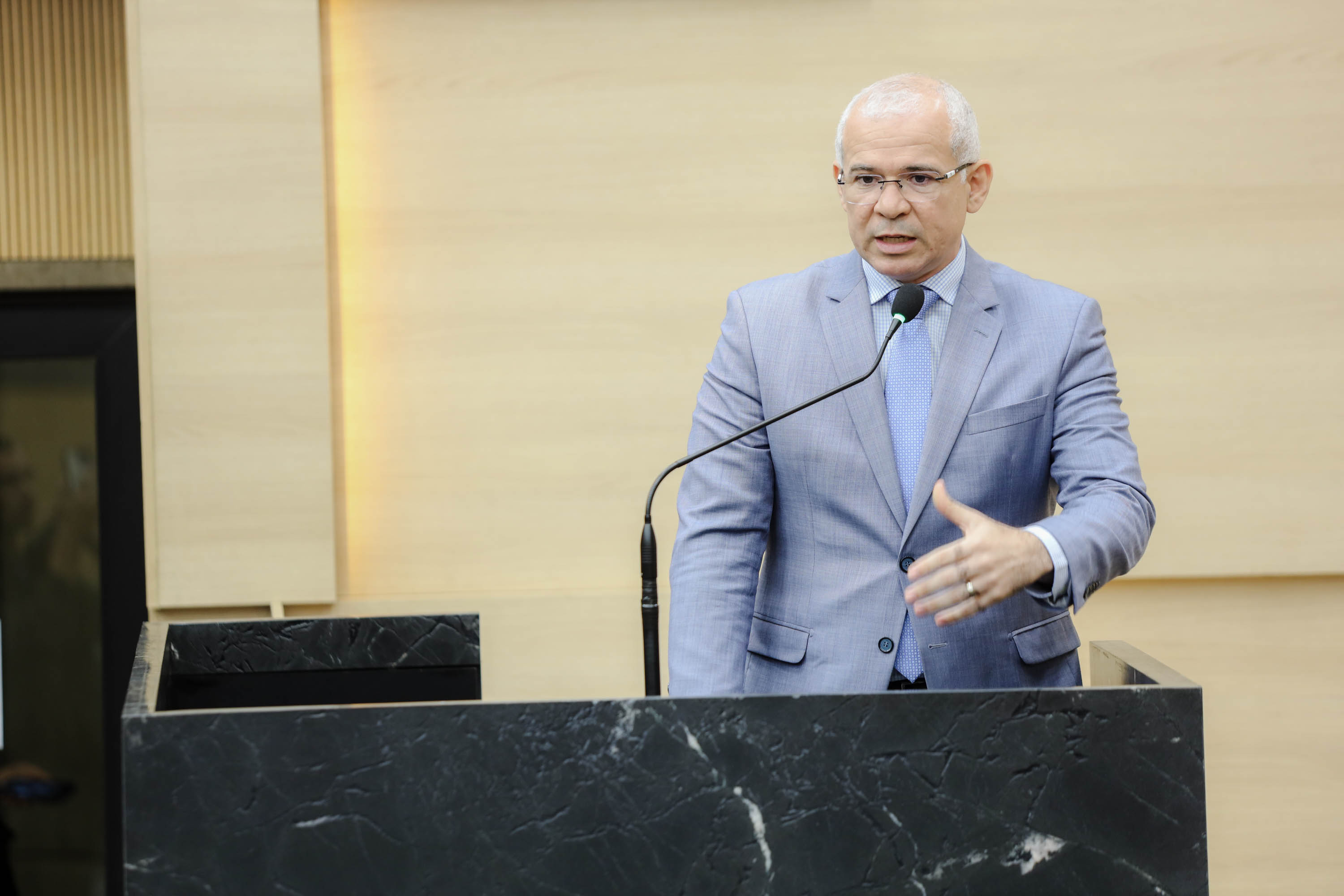 O deputado estadual Tiago Vasconcelos (MDB)