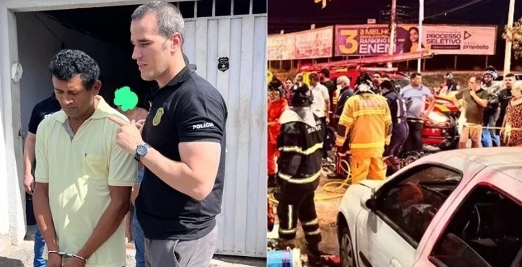 Suspeito de matar três pessoas em acidente é preso em Caxias