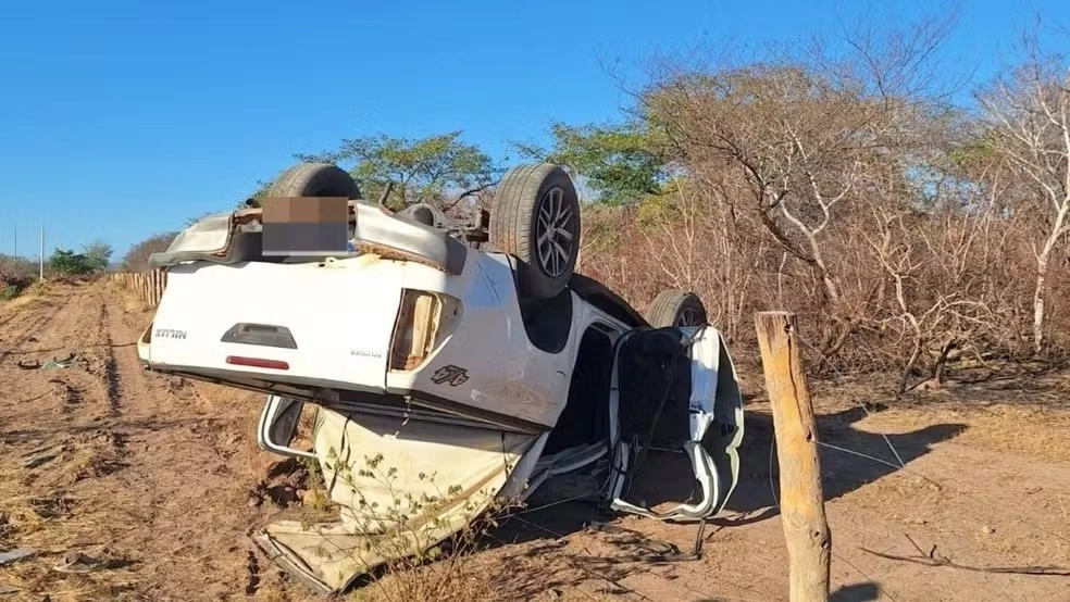 Grave acidente deixa uma pessoa morta e quatro feridas no Sul do Piauí