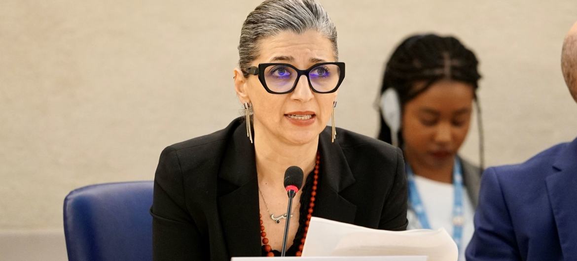 Francesca Albanese, relatora especial sobre a situação dos direitos humanos nos territórios palestinos
