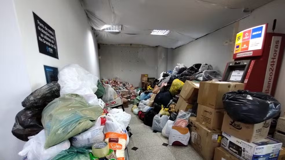 Doações arrecadadas no Aeroporto de Teresina