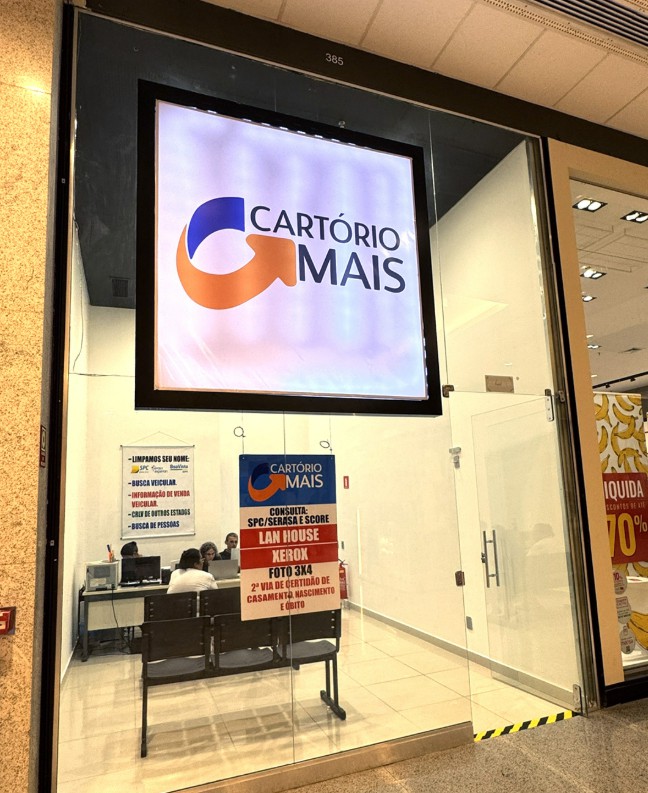 Cartório Mais localizado no Teresina Shopping