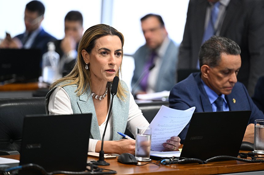 Senadora Soraya Thronicke (Podemos-MS), relatora do projeto