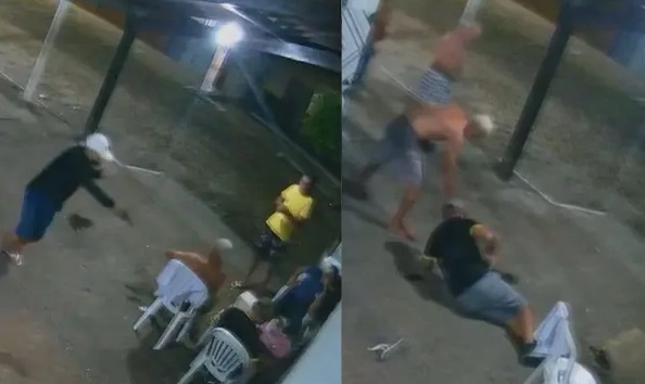 Policial militar foi baleado pelas costas