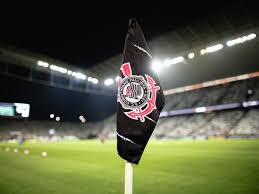 Bandeira de escanteio da Neo Química Arena, casa do Corinthians