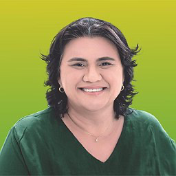 Candidata reeleita Jôve Oliveira