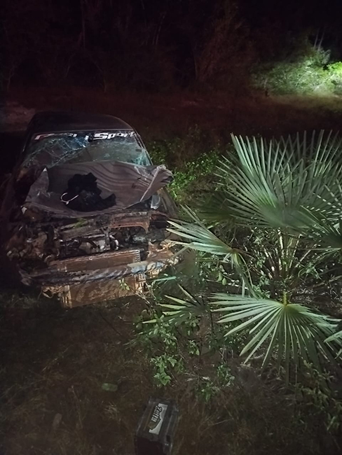 Carro bateu em jumento na zona rural de José de Freitas