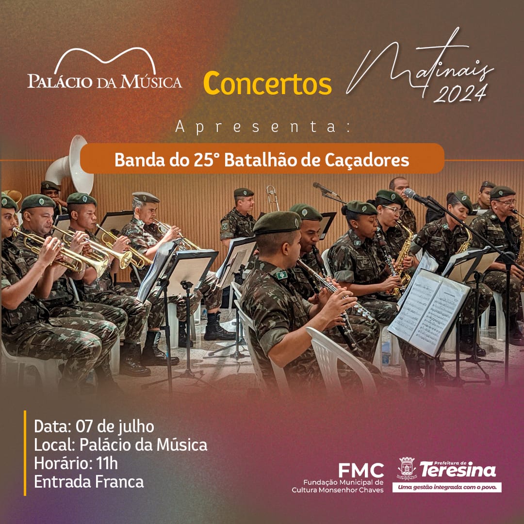 Palácio da Música será palco de mais uma edição dos Concertos Matinais