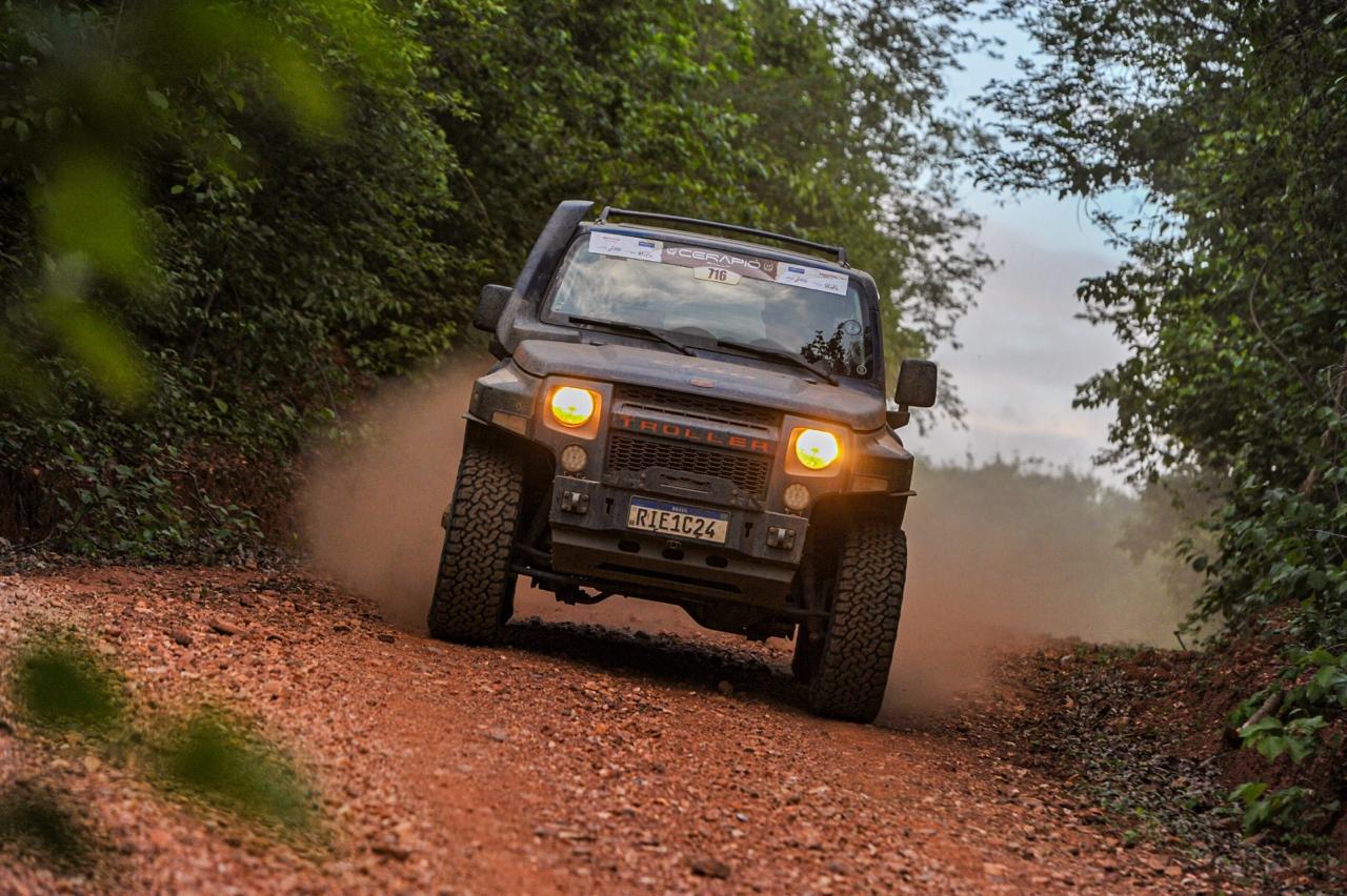 As trilhas de aventura do Rally Serapió