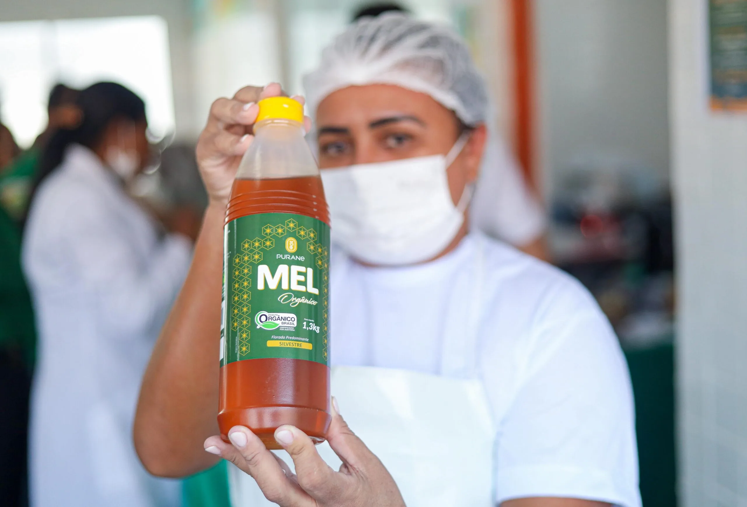 Mel para a alimentação escolar