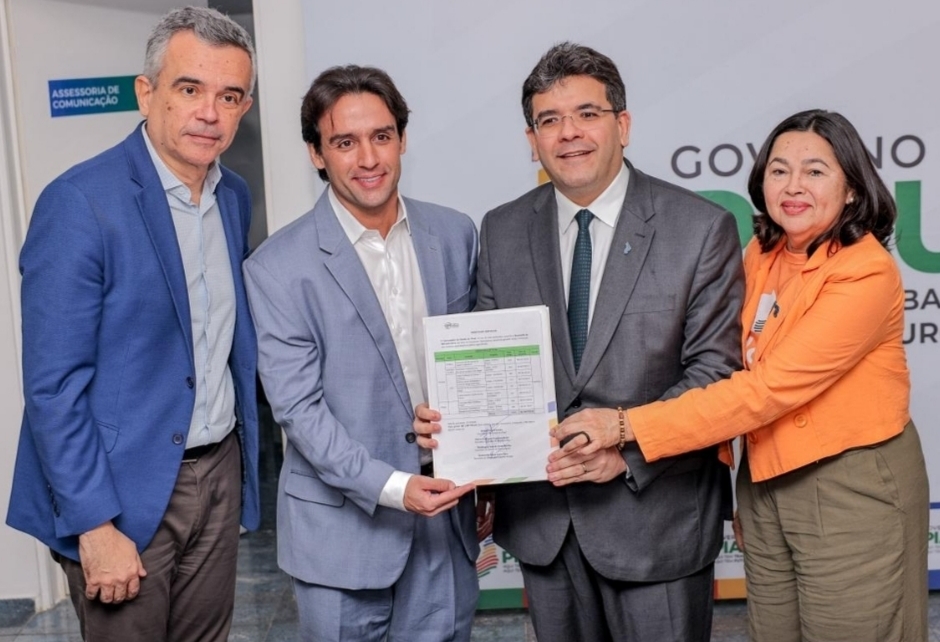 Washington Bonfim, Flávio Nogueira, Rafael Fonteles e Núbia Lopes