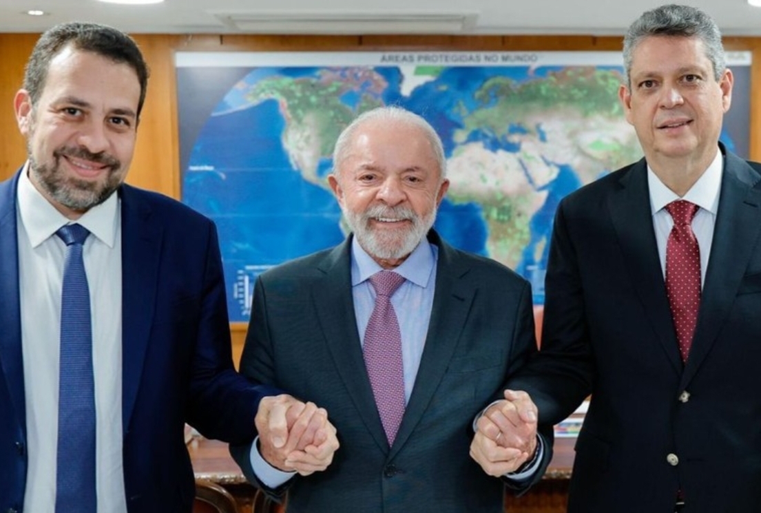 Guilherme Boulos, Lula e Márcio Macêdo