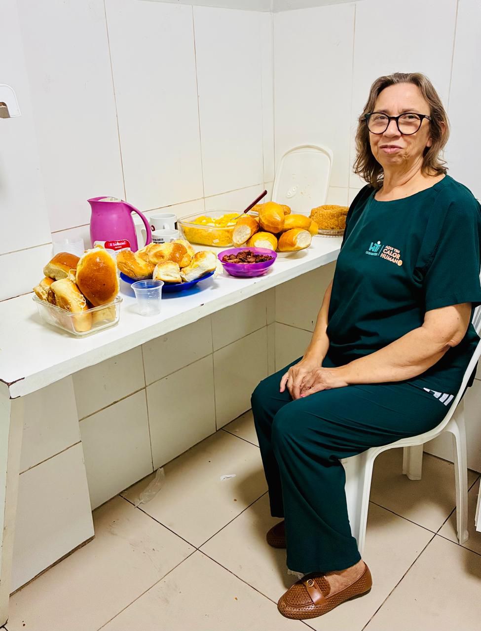 Dra Gláucia Veloso horas antes de sofrer morte súbita