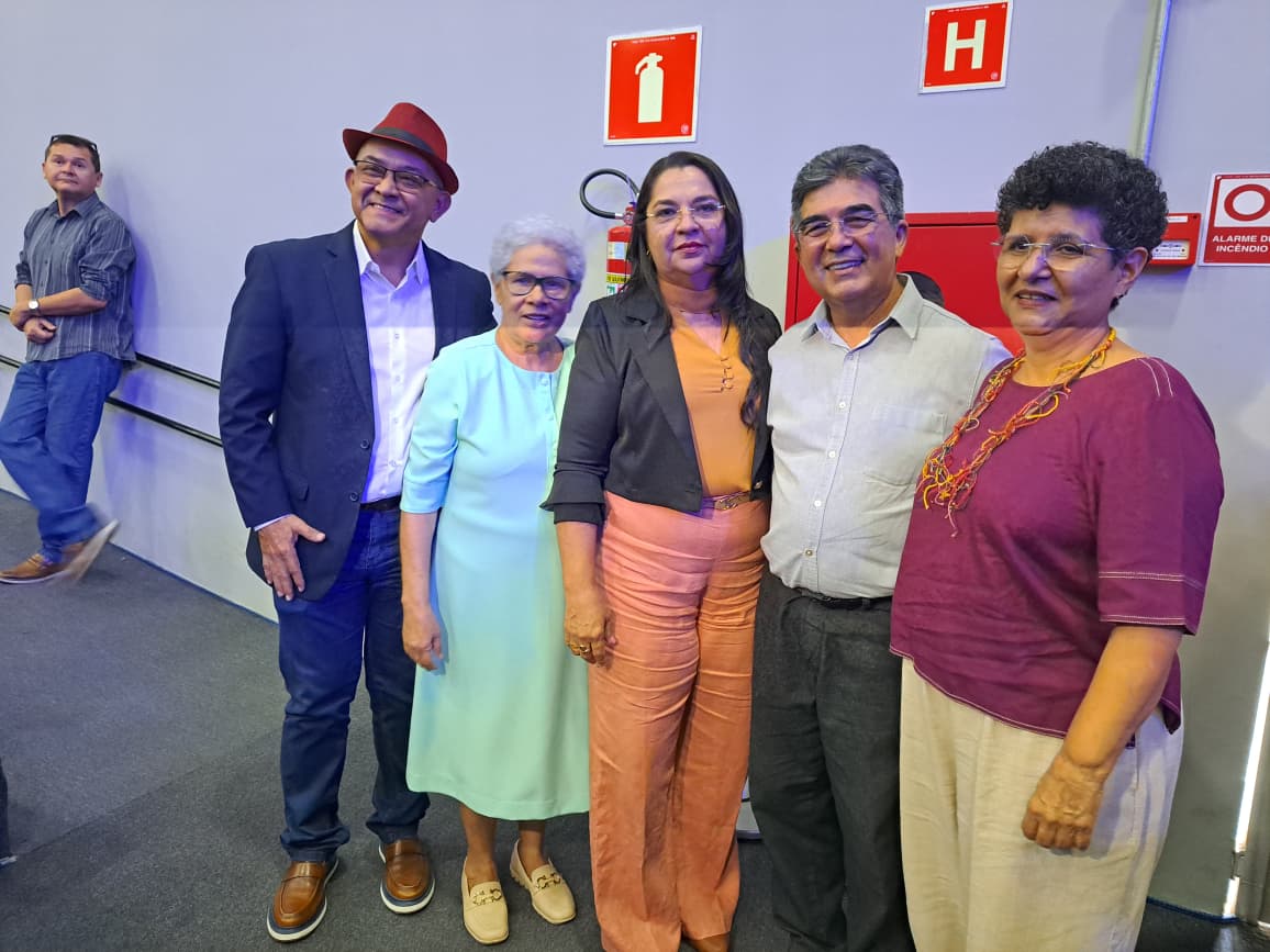 Abdoral com Regina Sousa, Antônia Parentes,Francisco Limma, Rejane Tavares