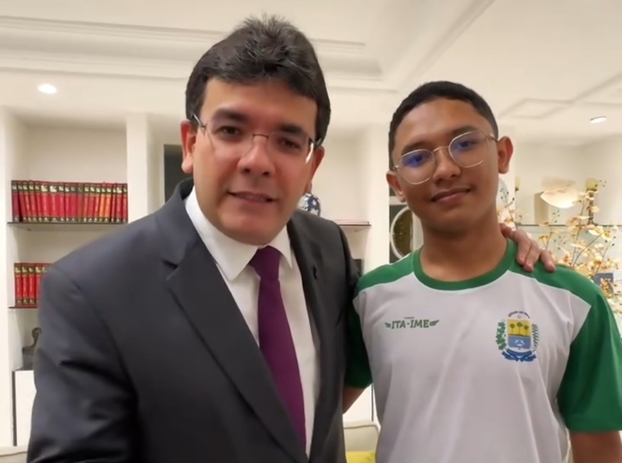 Rafael Fonteles fez questão de receber Aíke de Jesus no Palácio de Karnak