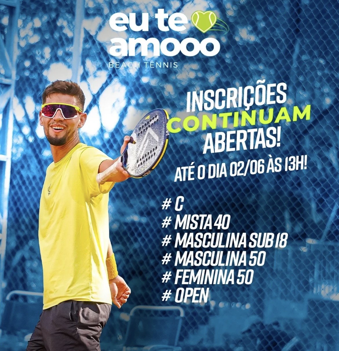 Inscrições continuam abertas até o dia 2 de junho