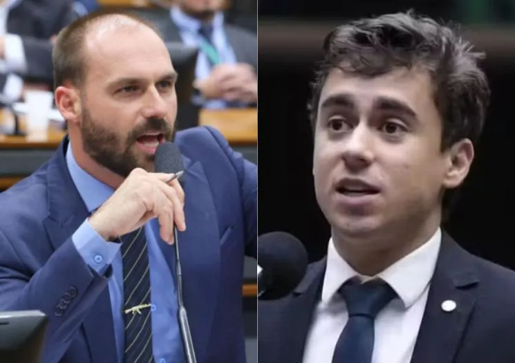 Eduardo Bolsonaro e Nikolas Ferreira