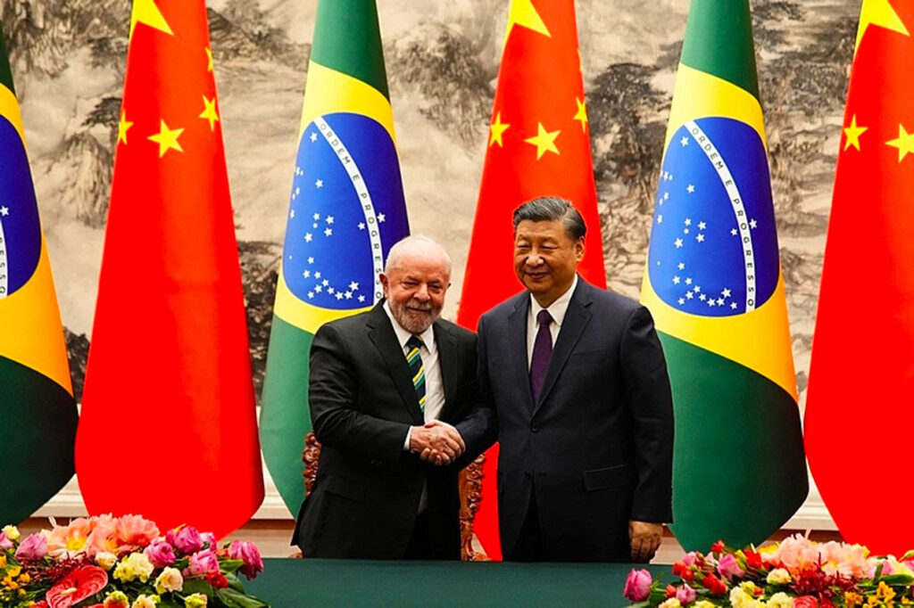 A china é o principal parceiro comercial do Brasil