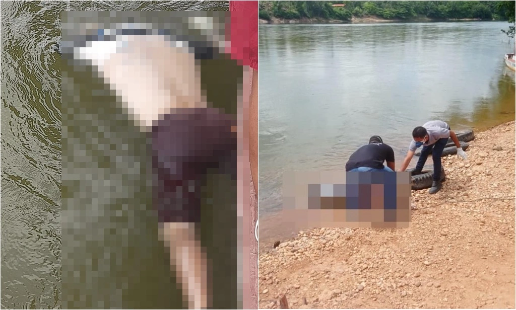 Corpo foi encontrado boiando no rio