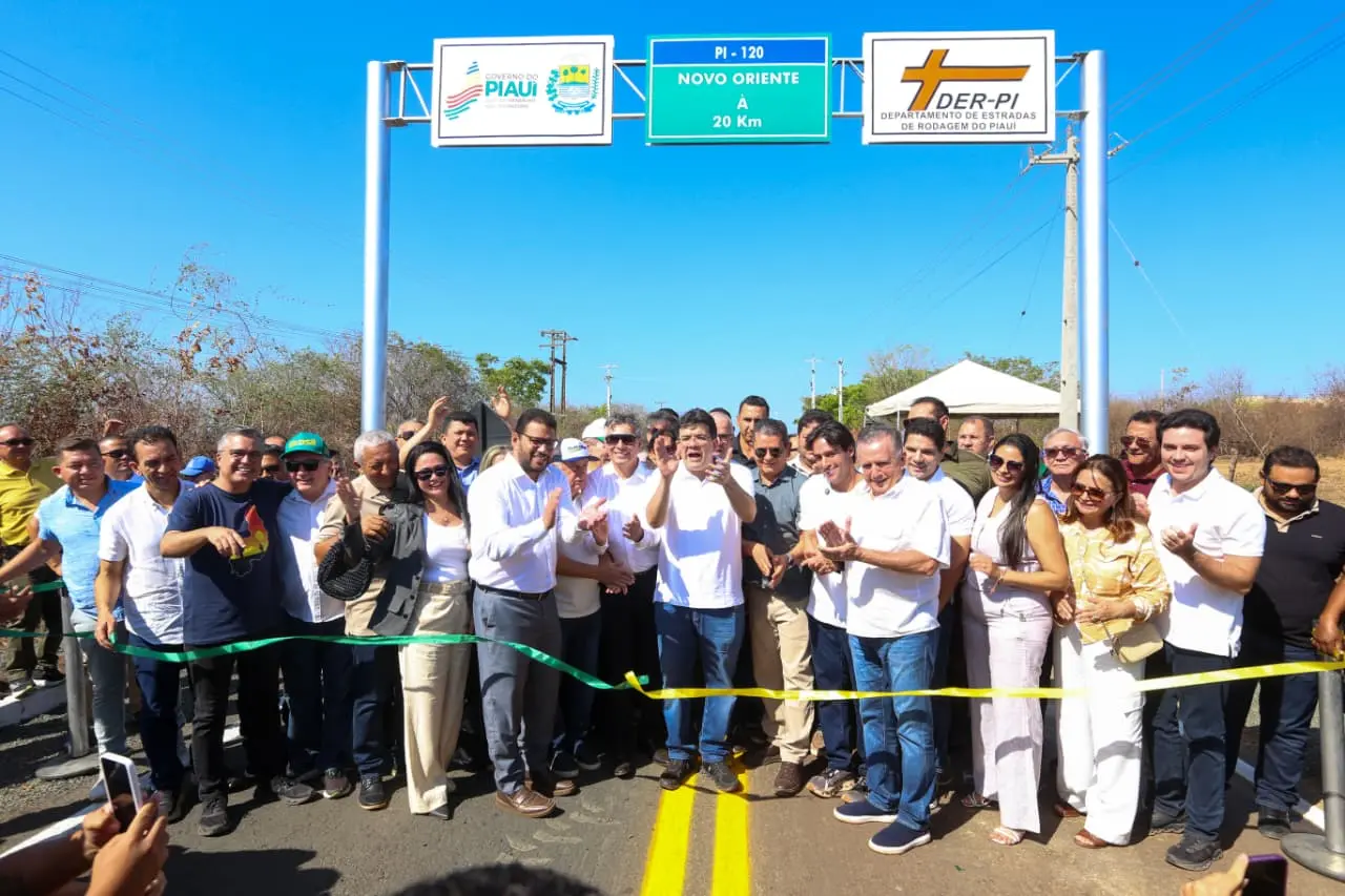 Inauguração de rodovia estadual em Valença