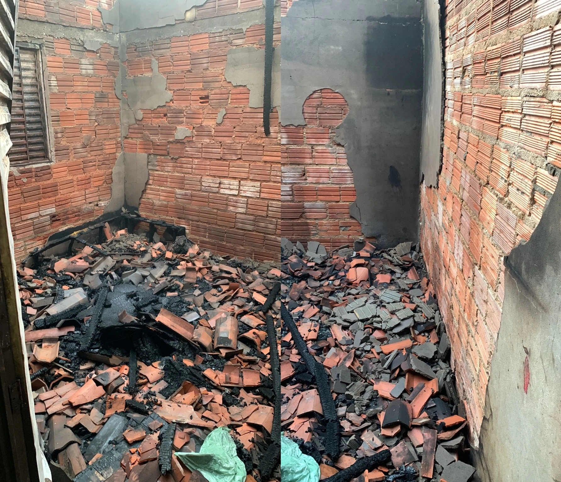 Família perde móveis durante incêndio em residência na Vila da Paz