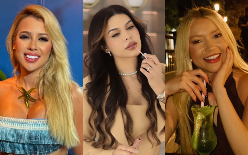 Emília Brito, Thaisa Costa e Tereza Fazendinha