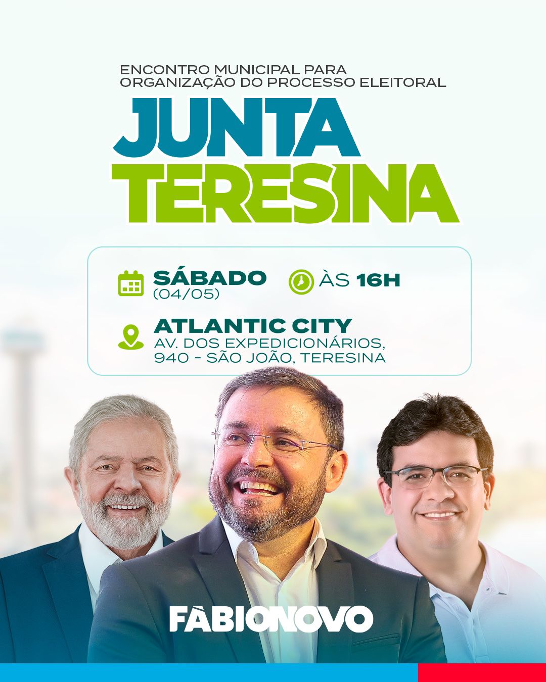 Evento Junta Teresina acontece neste sábado (04)