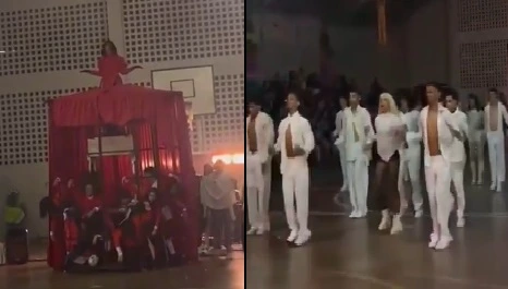 Alunos de escola pública em Esperantina viralizam com performance da Lady Gaga