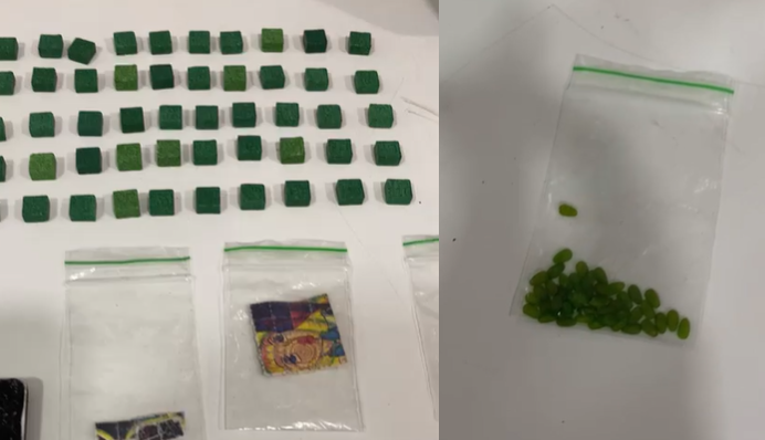 Primeira apreensão de droga