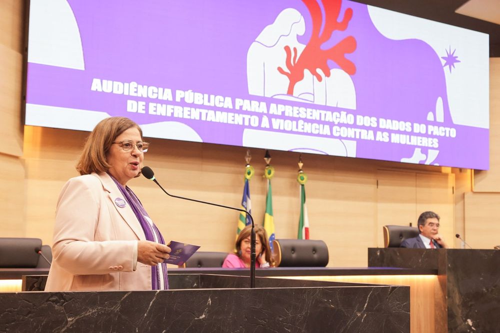 A ministra Cida Gonçalves participou de audiência na Alepi