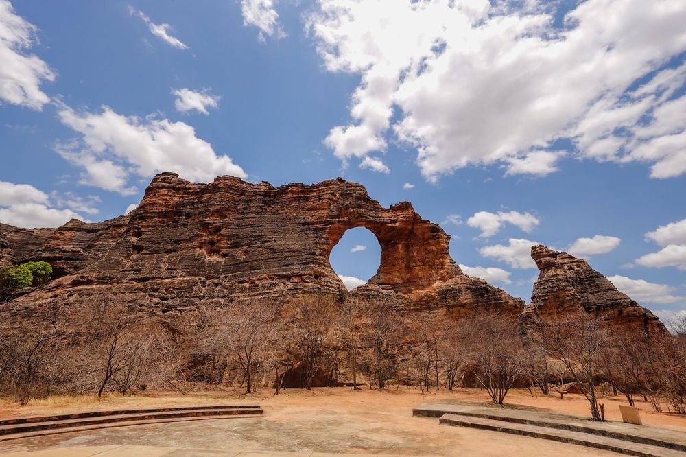 Pedra Furada, na Serra da Capivara