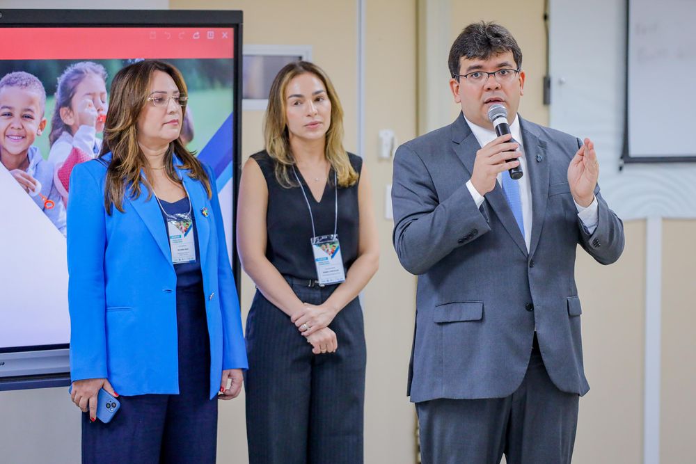 Rafael Fonteles na abertura do Curso Executivo em Políticas de Primeira Infância