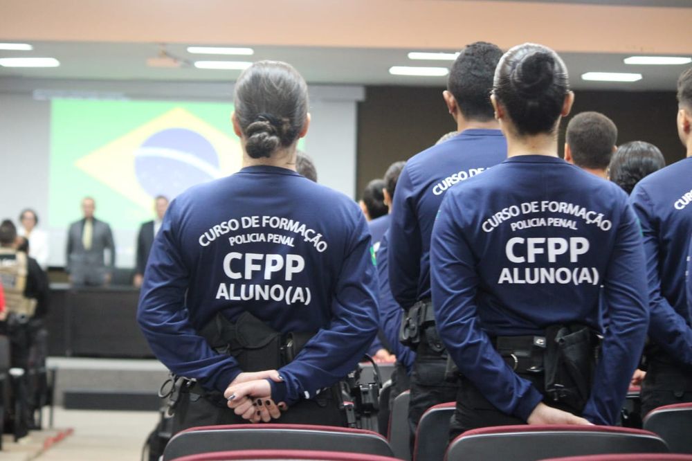 Alunos do curso de formação da Polícia Penal do Piauí