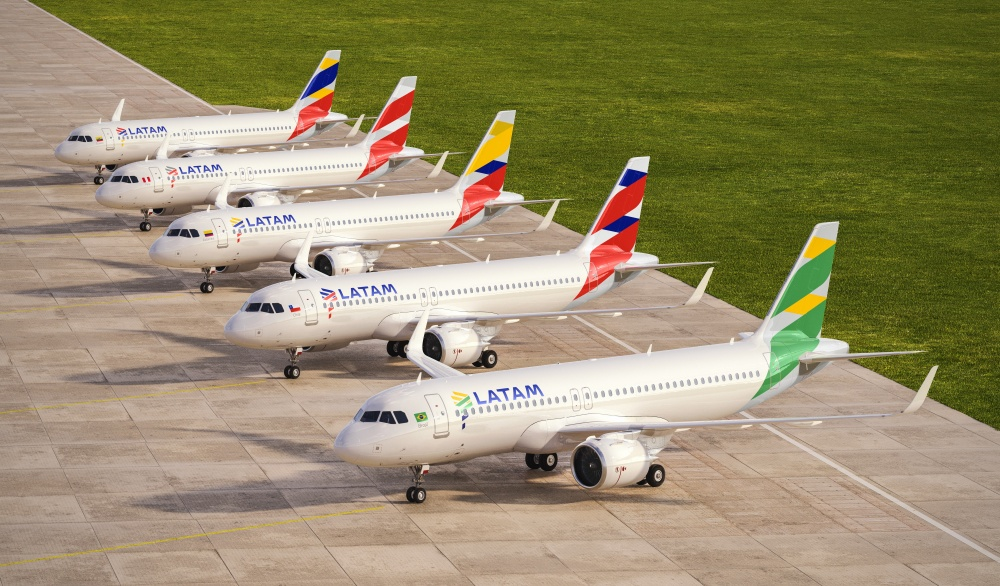 Frota de aviões da Latam