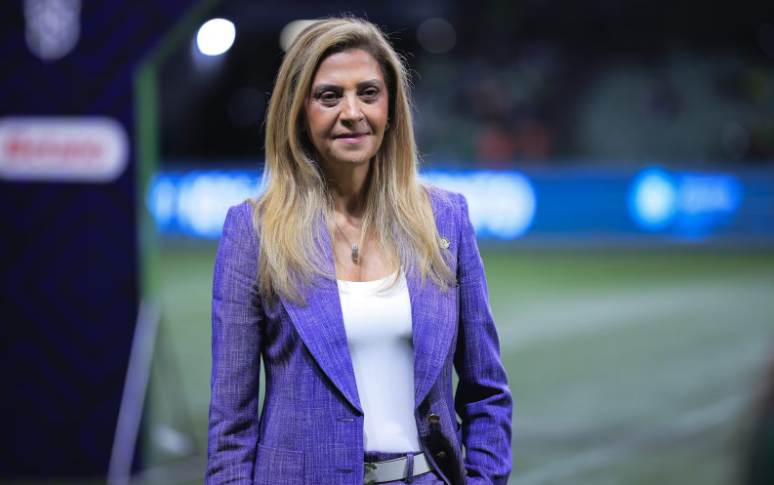 Leila Pereira, presidente do Palmeiras