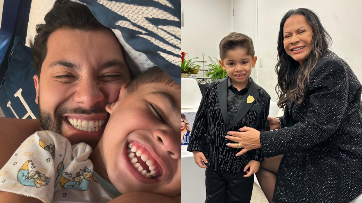 Léo é filho de Murilo Huff com a cantora Marília Mendonça e mora com a avó materna