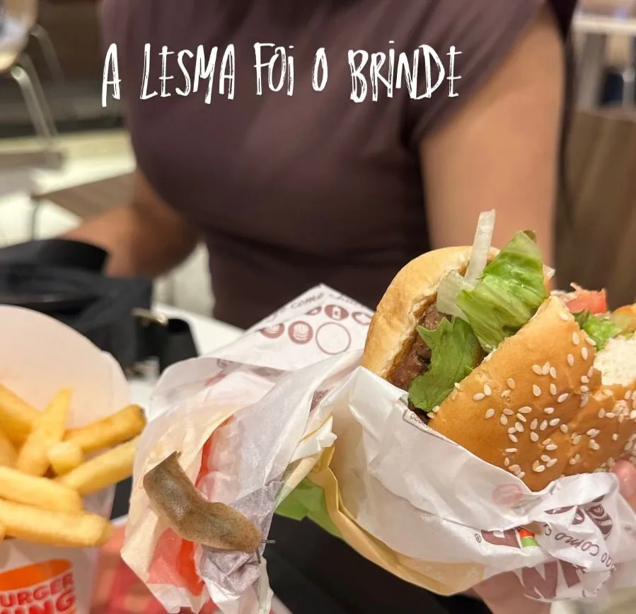 Lesma no hambúrguer