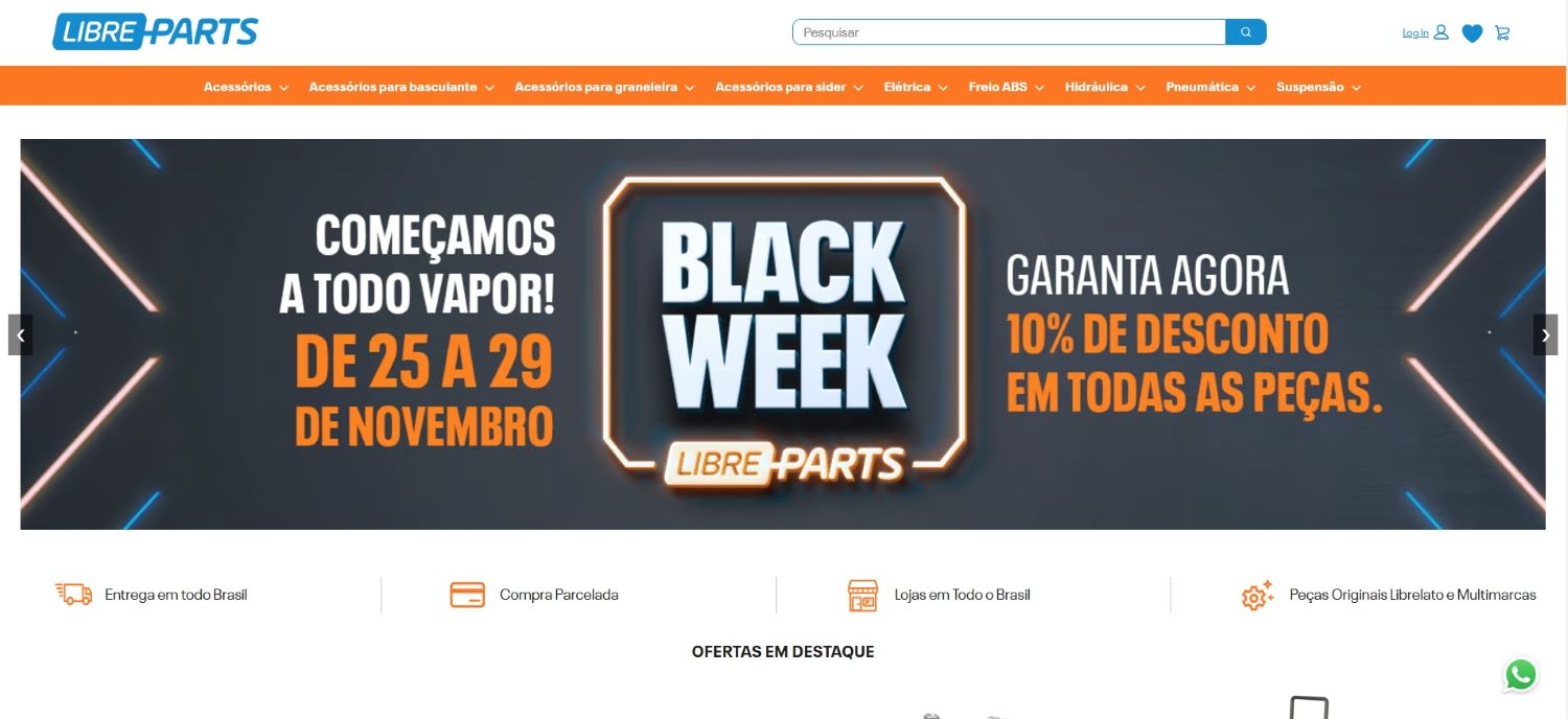 Librelato anuncia a promoção Black Week Libreparts