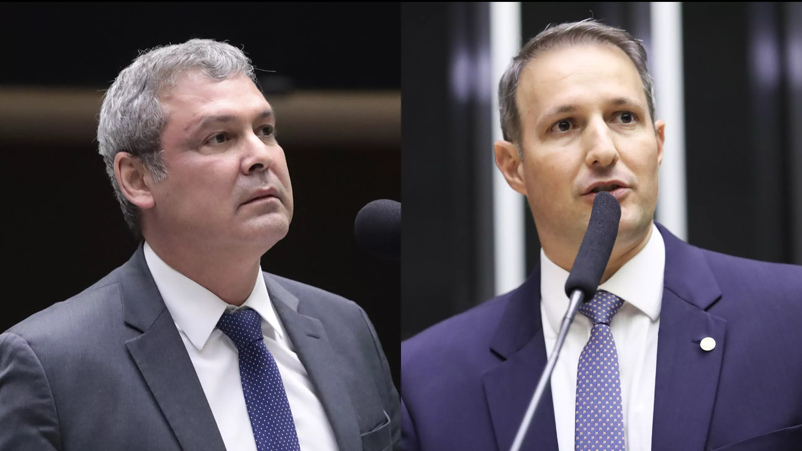 Lindbergh Farias e Guilherme Derrite