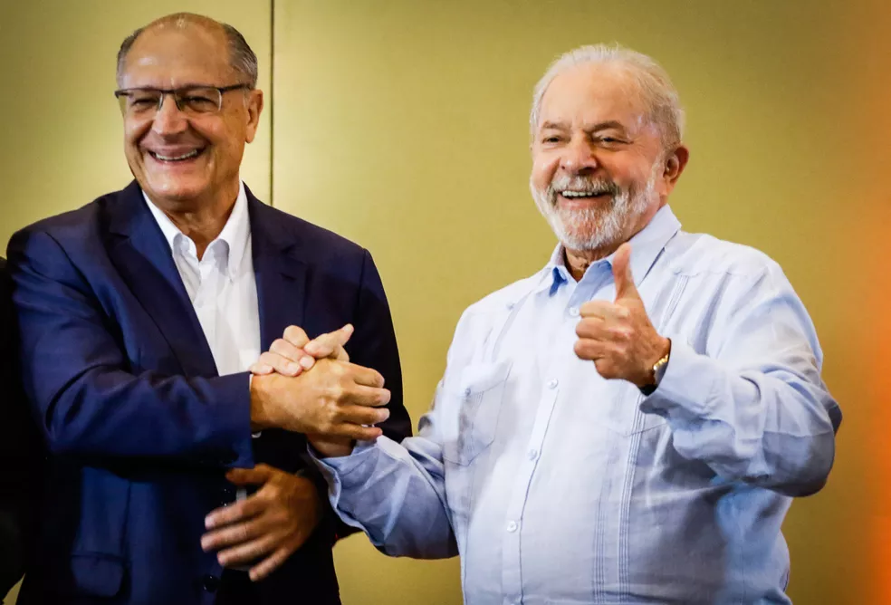 Ex-presidente Lula e ex-governador Geraldo Alckmin