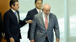 Presidenet Lula e presidente da Câmara Hugo Motta
