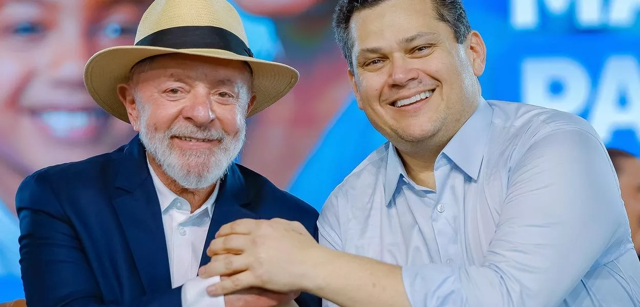 Lula e Davi Alcolumbre